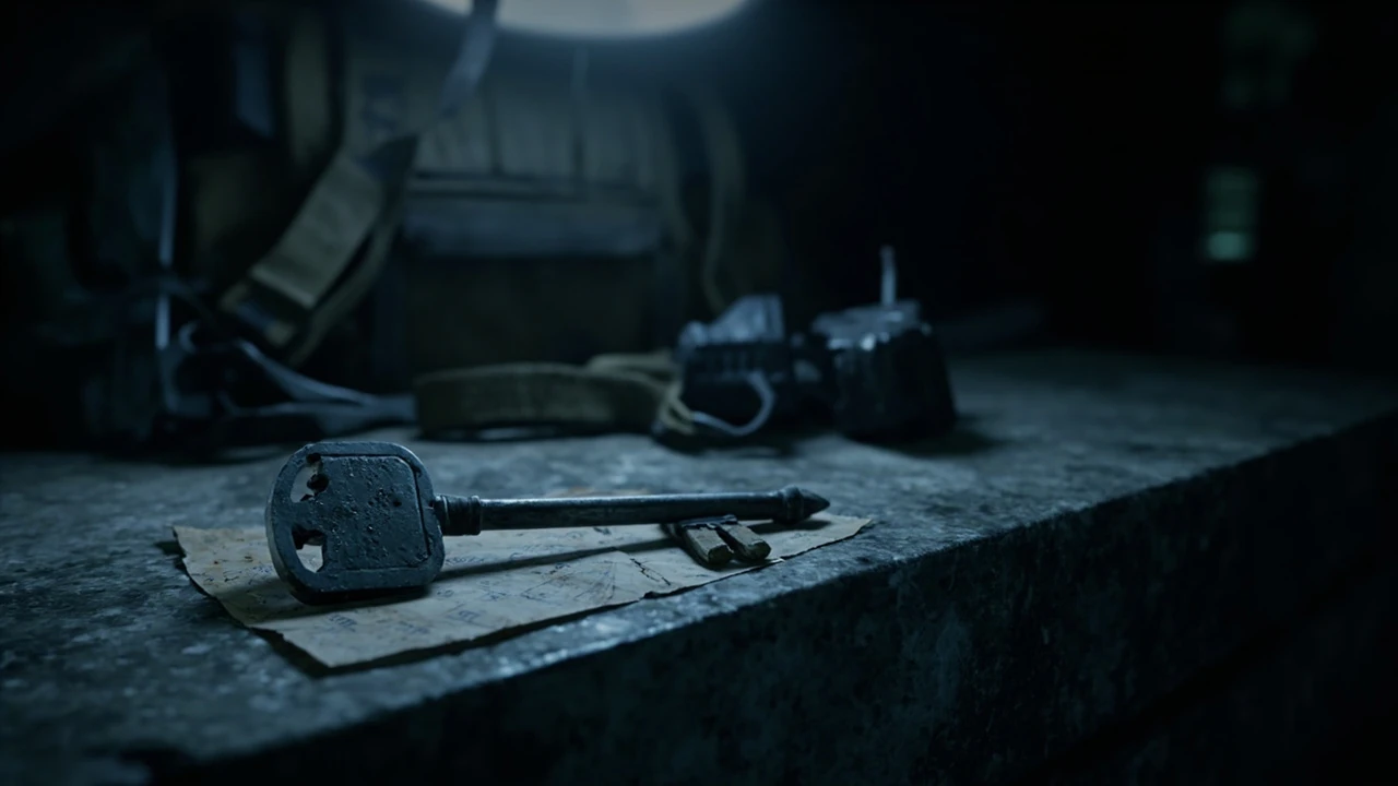 ARC Raiders dam surveillance key in a tactical field setting
