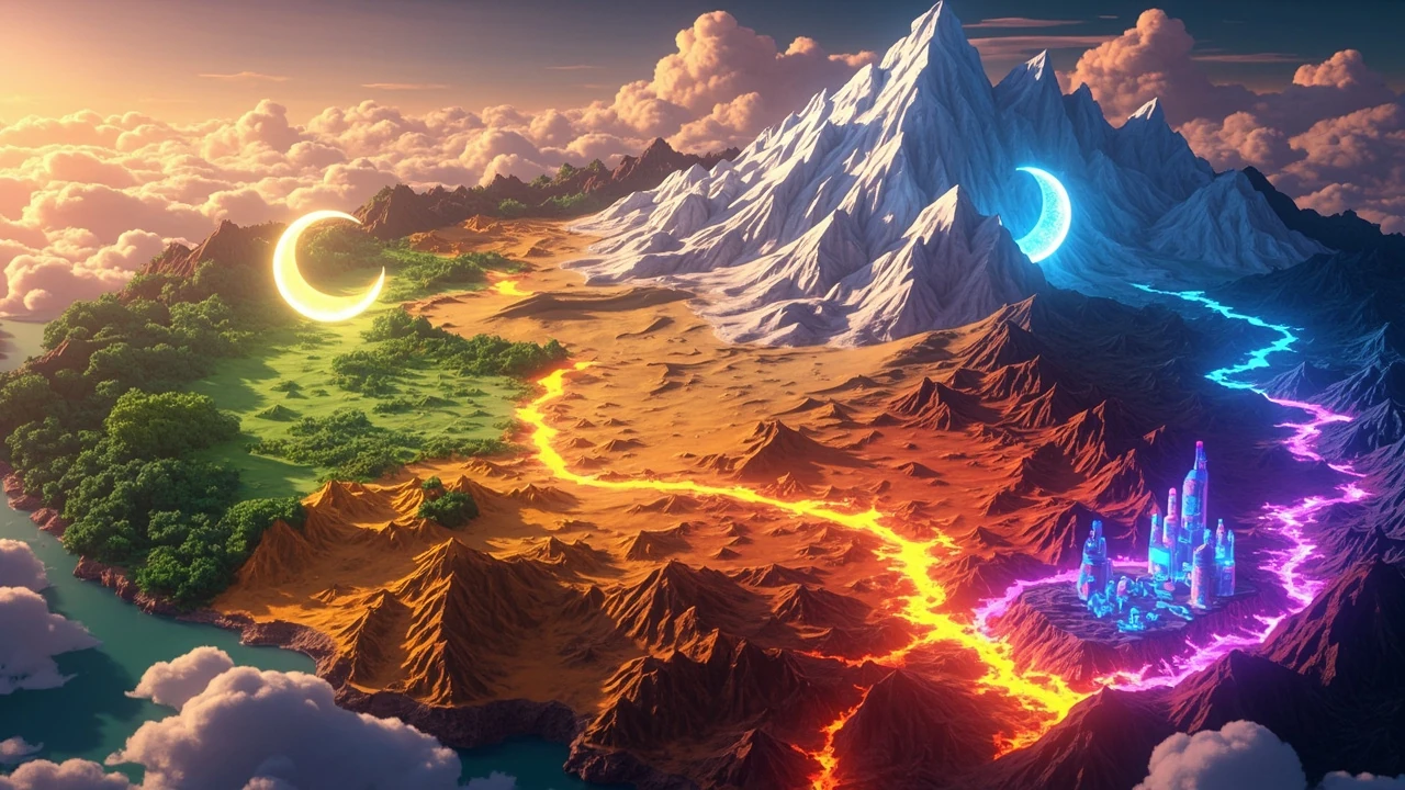 Mario Odyssey moons: regional world map and moon collectibles